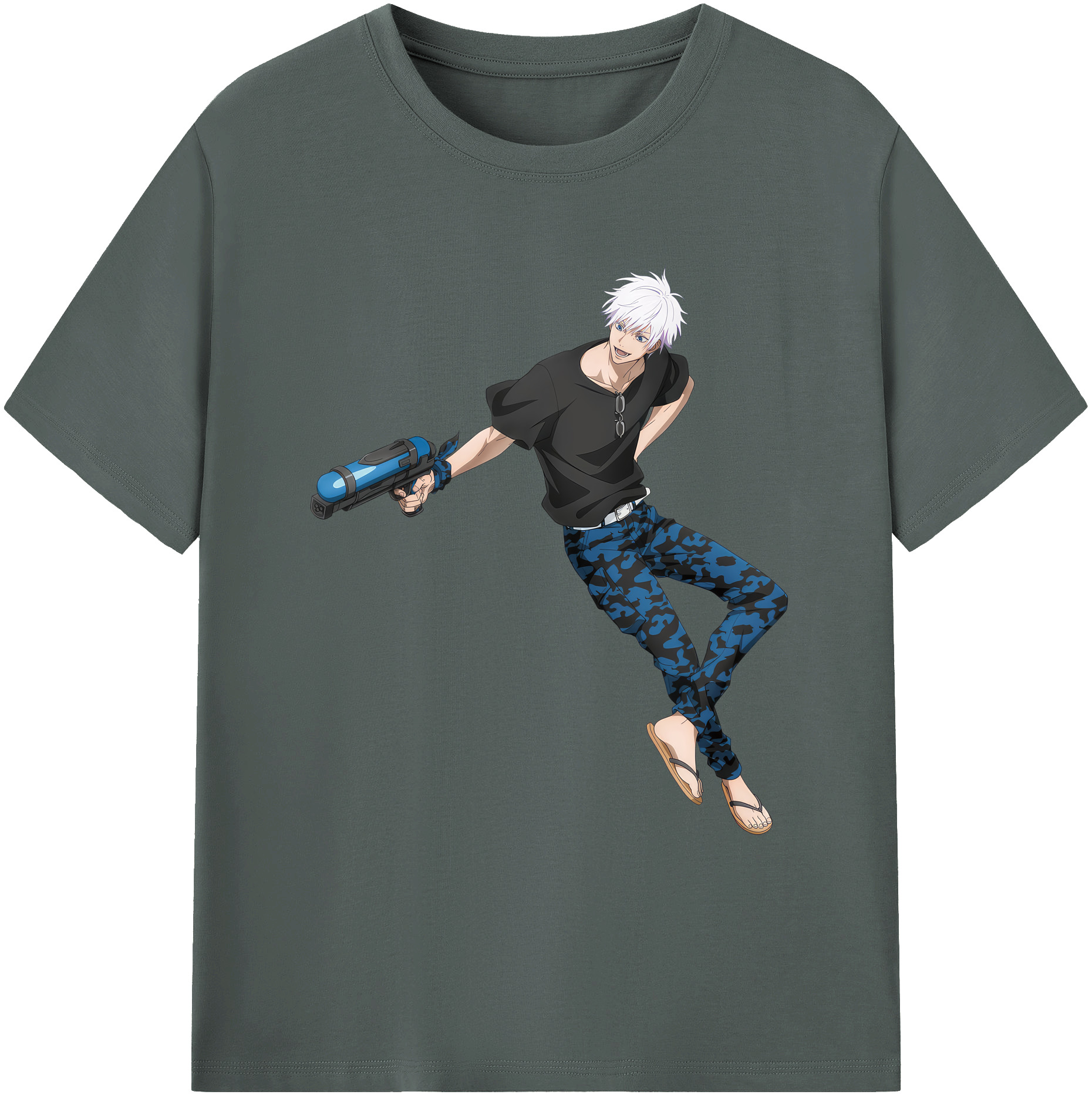 （画像用） 呪術廻戦 Jujutsu Kaisen 綿100％ メンズ半袖Tシャツ｜肌触りやわらか＆通気性